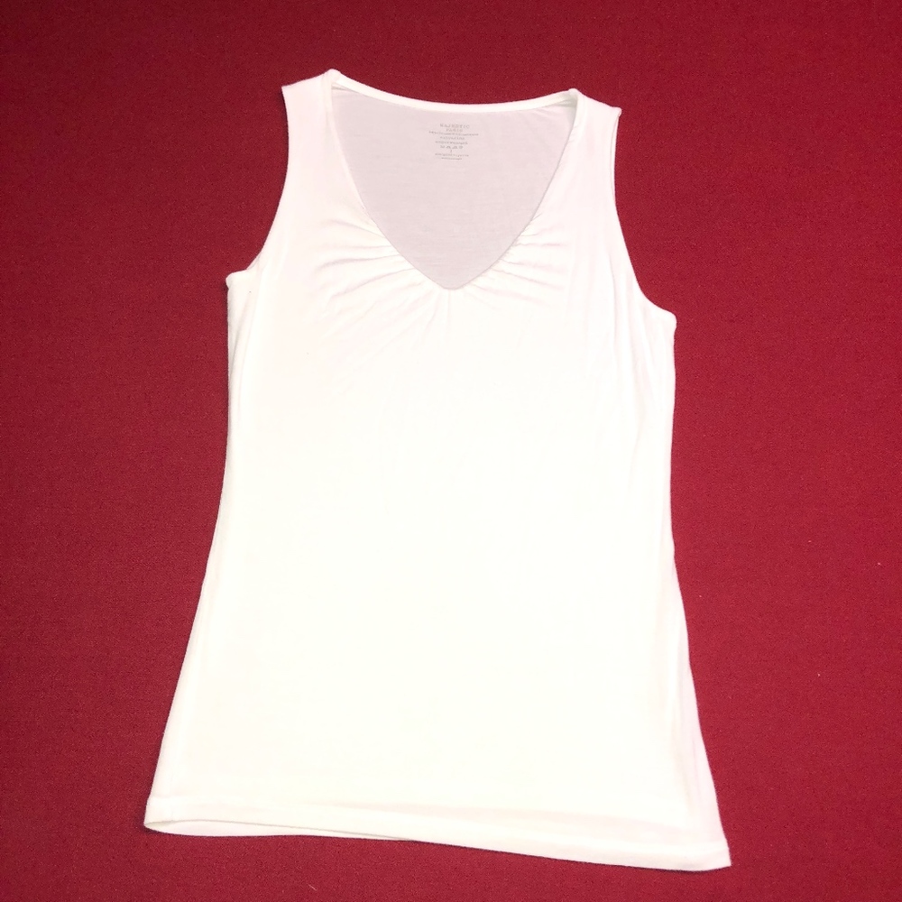 Majestic Paris extrafine superwashed v neck top